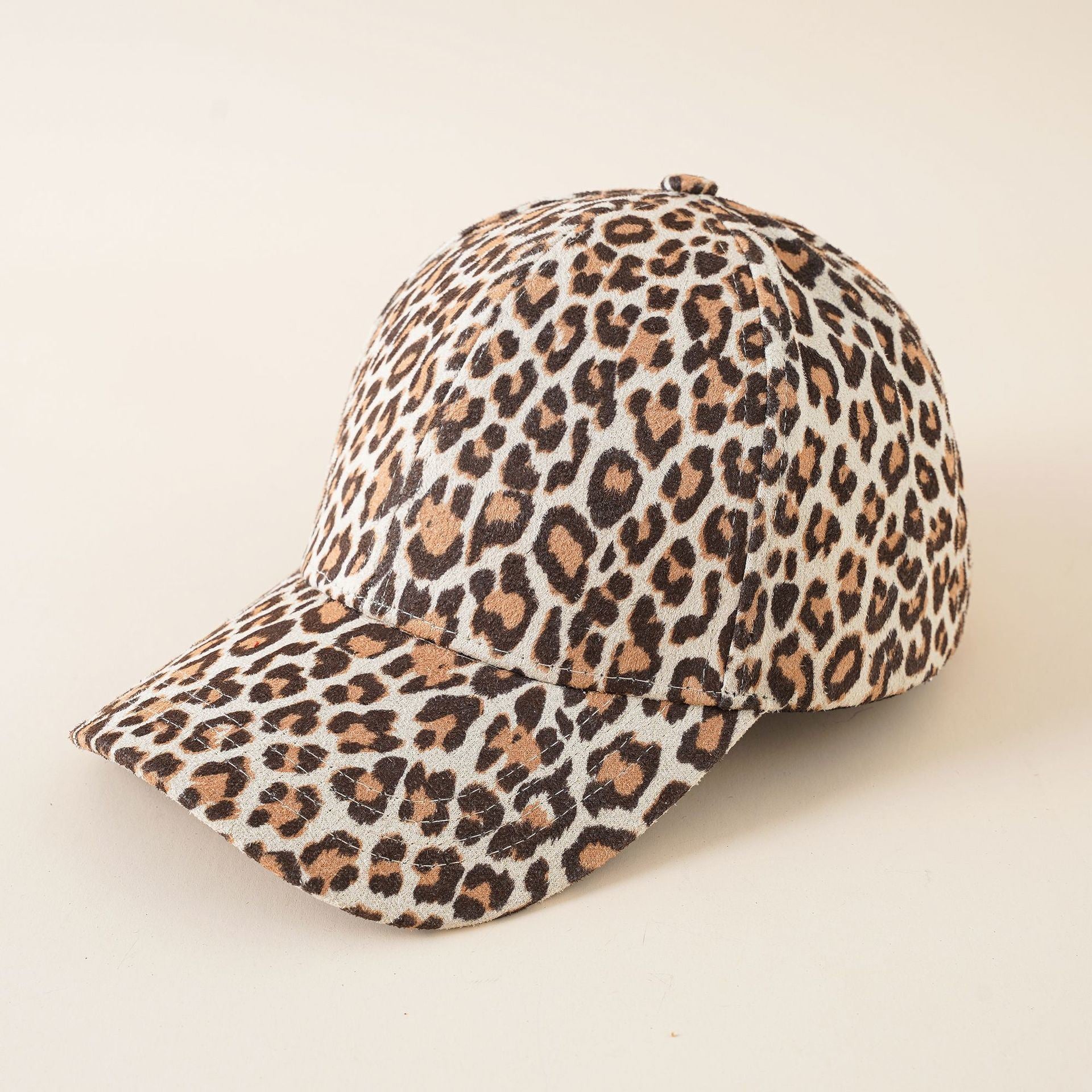 New baseball cap ladies casual neutral European and American leopard print peaked cap summer sports sunscreen sun hat Doba